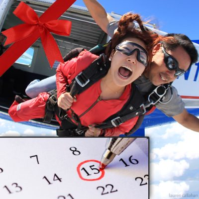 Redeem Tandem Skydiving Gifts