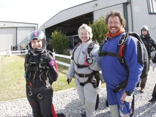 Houston mayour Annise Parker with Helaine Rumaner and Hank Prewitt