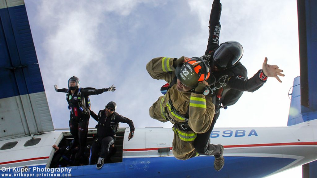 First Jump: Tandem Skydive for U.S. Military Dependents, Police, Fire, EMS, Healthcare, Merchant Marine