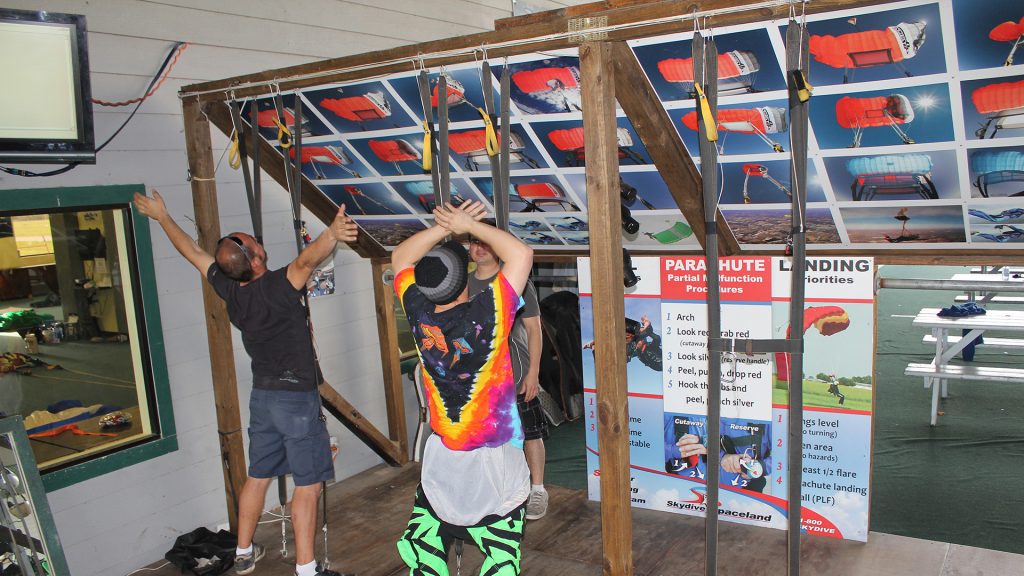 Skydiver Training Program: On-Site Practical Training