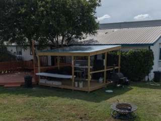 Skydive Spaceland San Marcos deck/fire pit area Skydive Spaceland San Marcos deck/fire pit area